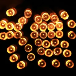 Merkloos 3 M Lichtslingerversierlicht, Voor Kerstfeest, 30 Led's, 2-Modus Flitser, Op Batterijen (Groen Licht) Best