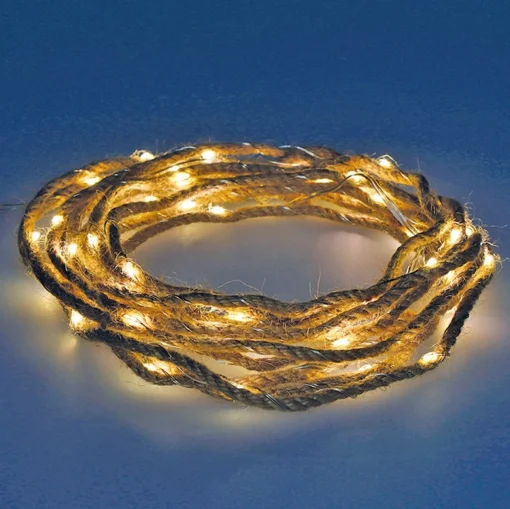 Merkloos 5 Meter Touw Guirlande 50 Led Lampjes Led Verlichting Op Batterij Sale