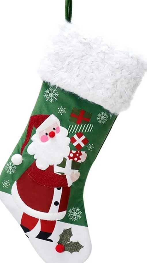 Merkloos Kerstsokken>2023 Nieuwe Kerstmis Kerst Cadeautjes Kerstsokken Kerstdecoratie Kerstversiering Woonkamer Binnen 2 Stuks