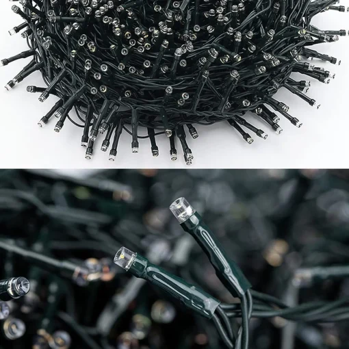 AGM Lichtsnoer Buiten En Binnen - 20 Meter - 200 Led - Met Usb Stekker En Afstandbediening - Sfeerverlichting - Lichtslinger - Lampjes Slinger - Fairy Lights - Kerstversiering - Kerstboom Verlichting - Ip54 Store