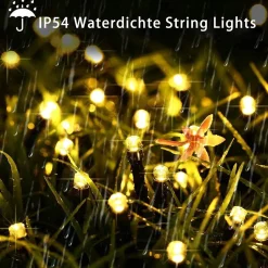 AGM Lichtsnoer Buiten En Binnen - 30 Meter - 300 Led - Met Usb Stekker En Afstandbediening - Sfeerverlichting - Lichtslinger - Lampjes Slinger - Fairy Lights - Kerstversiering - Kerstboom Verlichting - Ip54 Cheap