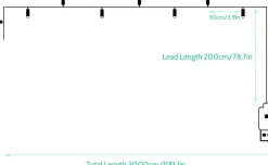 AGM Lichtsnoer Buiten En Binnen - 30 Meter - 300 Led - Met Usb Stekker En Afstandbediening - Sfeerverlichting - Lichtslinger - Lampjes Slinger - Fairy Lights - Kerstversiering - Kerstboom Verlichting - Ip54 Cheap