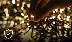 Aigostar Led Lichtsnoer - Lichtslinger - Led Lampjes Slinger - 4.5 Watt - 250 Leds - 10M - Ip44 Flash Sale