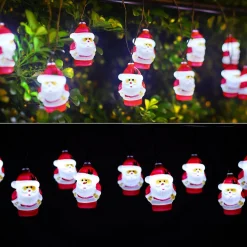 * Aigostar Lichtsnoer - Zonne-Energie - Kerstman - 10 Led's - 3.8M - Buiten Flash Sale