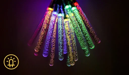 Aigostar 10Vrl Tuinverlichting Lichtsnoer - Kerstverlichting Buiten - Zonne Energie - 20 Led - Partyverlichting - 5.8M - Buiten Store