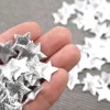Akyol Kerststukjes> - Kerstversiering - Kerstster - Zilveren Sterren - Zilver- Versiering - Kerststukje Maken - Kerststuk - Sterren - 50 Stuks - Feestdagen - Decoratie - Kerstversiering - Kerst Decoratie - Tafel Decoratie Kerst - Kerst