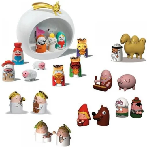 Alessi Kerststallen> Amir En Camelus Kerst Figuren