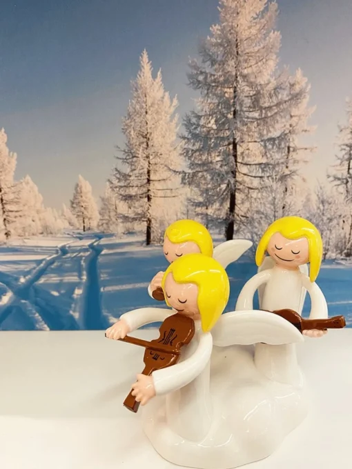 Alessi Kerstbeelden> Happy Eternity-Do-Re-Mi-Engelen-Trio