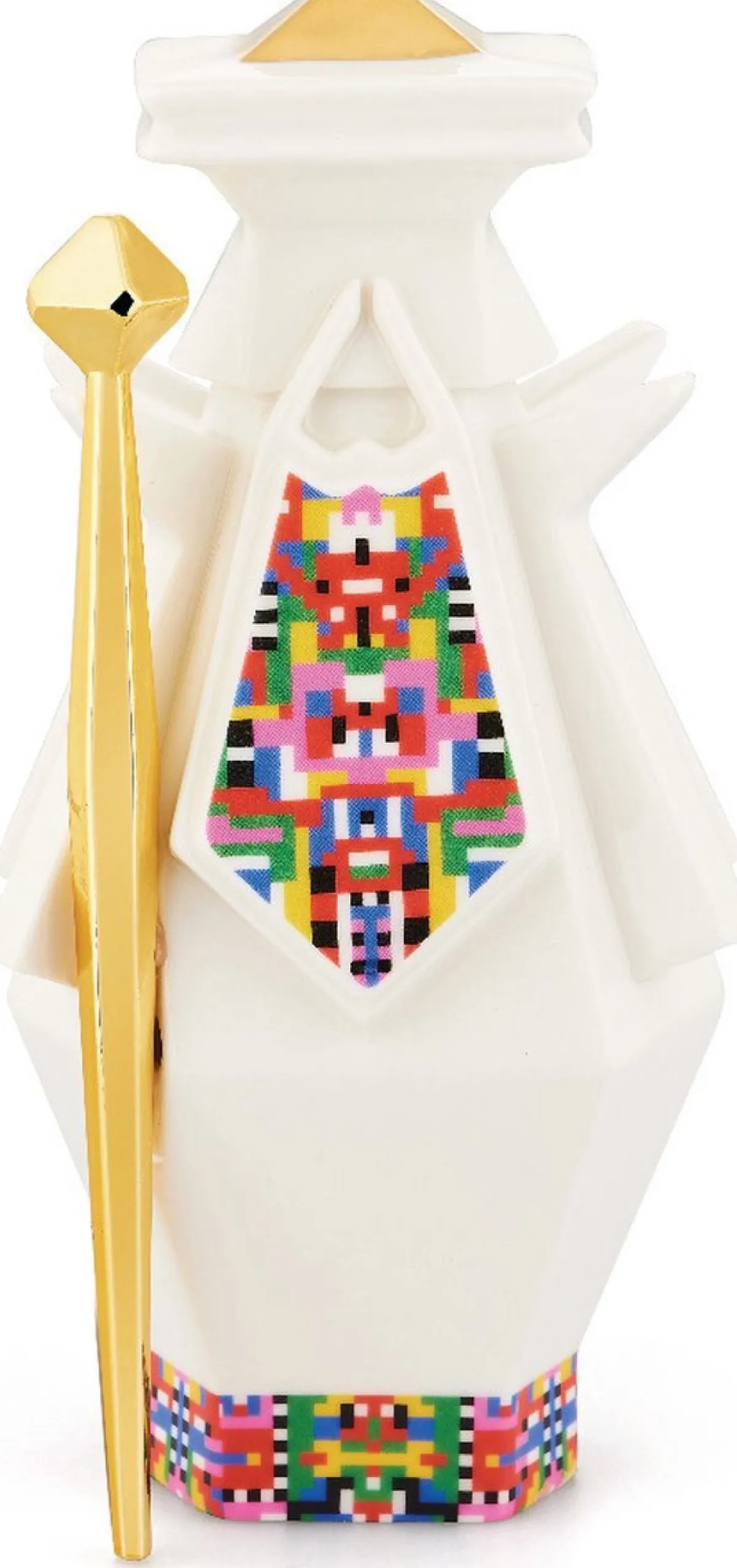 Alessi Kerststallen> Kerstfiguur Joseph - Holyhedrics - Esa05 3 - Door Elena Salmistraro