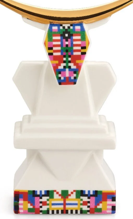 Alessi Kerststallen> Kerstfiguur Os - Holyhedrics - Esa05 4 - Door Elena Salmistraro