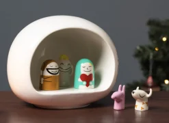 Alessi Kerststallen></noscript> Kerststal - Presepe - Amgi10 - Wit - Door Massimo Giacon