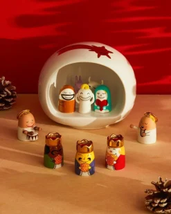 Alessi Kerststallen></noscript> Kerststal - Presepe - Amgi10 - Wit - Door Massimo Giacon