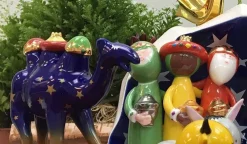 Alessi Kerststallen></noscript>-Kerst-Set-Kameel Trino En De Drie Koningen