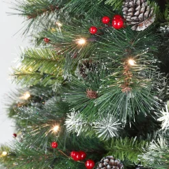 Aliceu0027s Garden Alice's Garden Deluxe Kunstkerstboom - 210 Cm - Incl. Verlichting, Decoraties En Voet Best