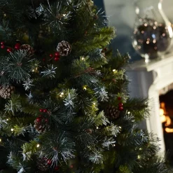 Aliceu0027s Garden Alice's Garden Deluxe Kunstkerstboom - 210 Cm - Incl. Verlichting, Decoraties En Voet Best