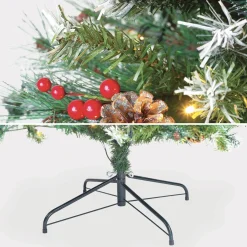 Aliceu0027s Garden Alice's Garden Deluxe Kunstkerstboom - 210 Cm - Incl. Verlichting, Decoraties En Voet Best