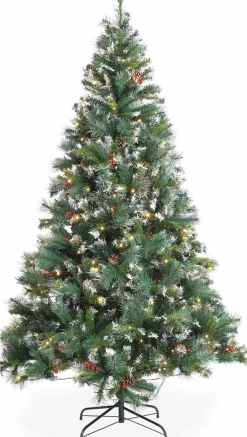 Aliceu0027s Garden Alice's Garden Deluxe Kunstkerstboom - 210 Cm - Incl. Verlichting, Decoraties En Voet Best