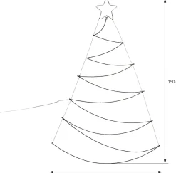 Ambiance Kerstboom Met 150 Led's 150 Cm Best