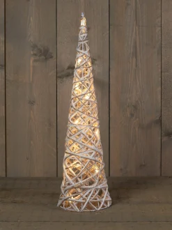 Anna's Collection Led Kegel Kerstbomen - 2X St - 40 En 60 Cm - Kerstverlichting Best Sale