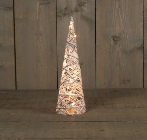 Anna's Collection Led Kegel Kerstbomen - 2X St - 40 En 60 Cm - Kerstverlichting Best Sale