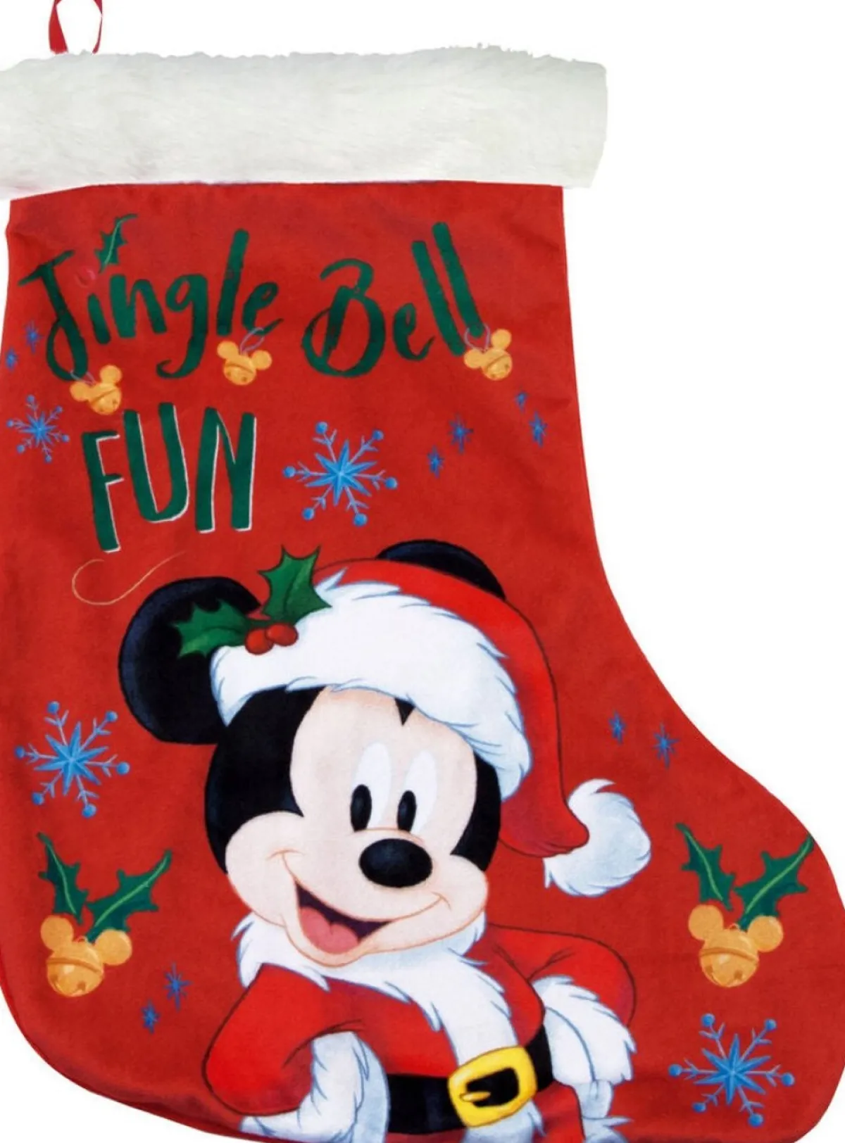 arditex Kerstsokken> Kerstsok Mickey 42 Cm Polyester Rood