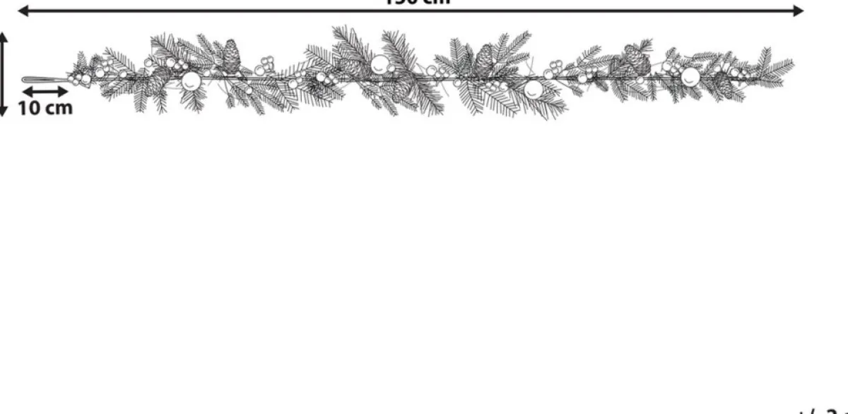 Beliani Guirlandes> Huelva - Guirlande - Groen - Kunststof