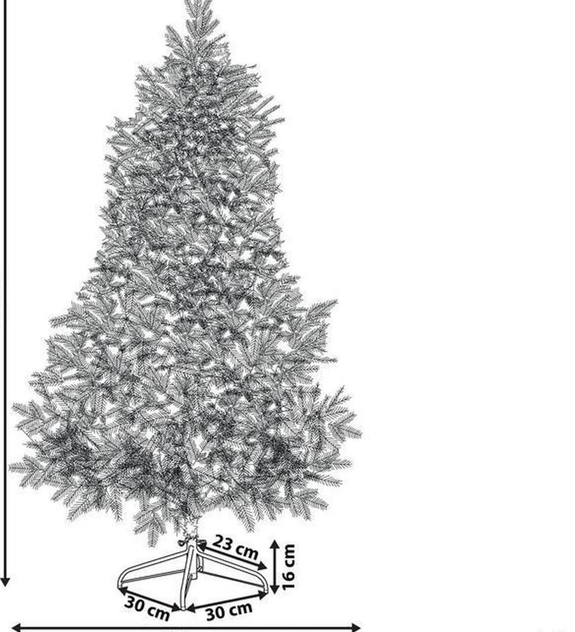 Beliani Tomichi - Kerstboom - Wit - Pvc Cheap