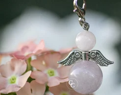 CC Kerstbeelden></noscript>Beschermengel Rozenkwarts ( Halfedelsteen ) , Chakra Engel , Geluksengel , Silverwing . ( Meerdere Varianten Beschikbaar !!! )