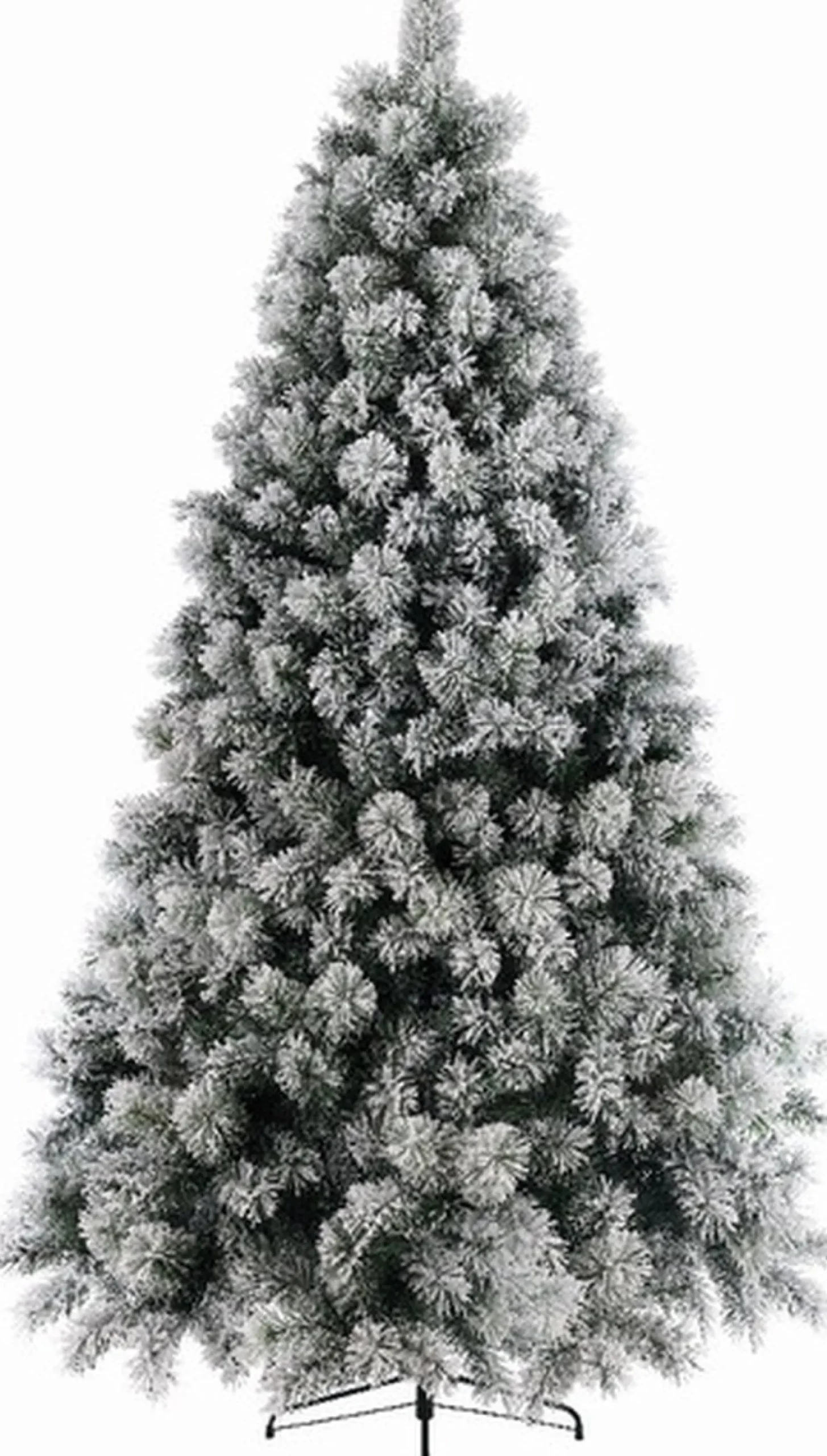 Everlands Besneeuwde Kunst Kerstboom Op Metalen Poot 120 Cm Kunstbomen - Kunst Kerstbomen/Kunstbomen Outlet