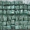 Merkloos Kerststukjes>Bijstekers –Turquoise Kleurig Kadootje Op Ijzerdraad -Kerststukje Maken–Decoratie-Feestartikel- 60 Stuks – 2.5 X 2.5 Cm – Bij-002