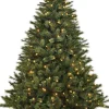 Black Box Finest Premium Kunstkerstboom - 320 Warmwitte Led Lampjes - H230 X O155 – Groen - Groen Sale