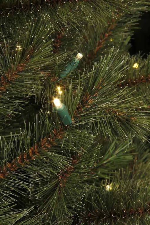 Black Box Finest Premium Kunstkerstboom - 320 Warmwitte Led Lampjes - H230 X O155 – Groen - Groen Sale