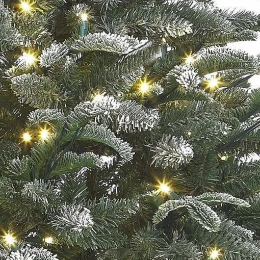 Black Box Frosted Stelton Kerstboom - Groen Incl. Led Lampjes 155 Cm Best