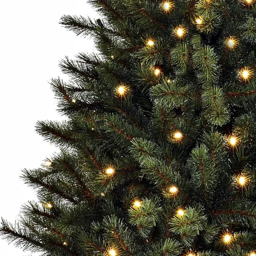 Black Box Kunstkerstboom Led Toronto Fir Maat In Cm: 230 X 155 Groen 320 Lampjes Met Warmwit Led - Groen Hot