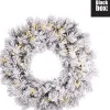 Black Box Kerstkransen> Trees - Dinsmore Krans Led B-O Groen - D45Cm