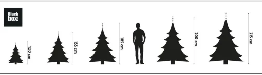 Black Box Trees - Lawson Kerstboom Met Burlap Led Werkt Op Batterijen Groen 40L Tips 102 - H90Xd48Cm - Kerstbomen Shop