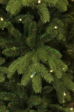 Black Box Trees Brampton Kunstkerstboom Slim Met Led Verlichting - H155 X O102 Cm - Groen New