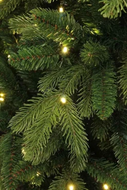 Black Box Trees Brampton Kunstkerstboom Slim Met Led Verlichting - H155 X O102 Cm - Groen New