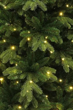 Black Box Trees Brampton Kunstkerstboom Slim Met Led Verlichting - H155 X O102 Cm - Groen New