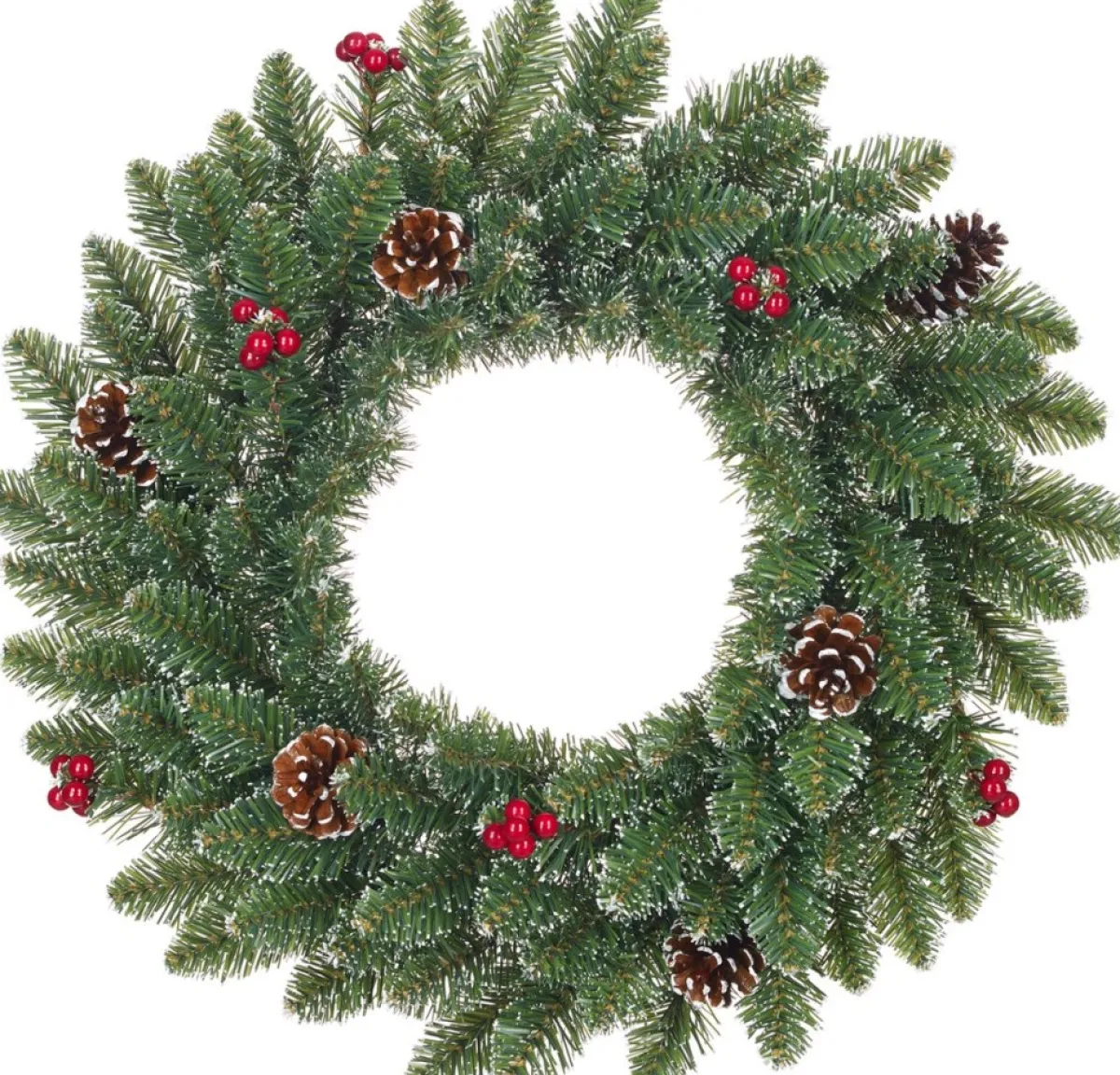 Black Box Kerstkransen> Trees Creston Kerstkrans Met Decoratie - O35 Cm - Frosted Green