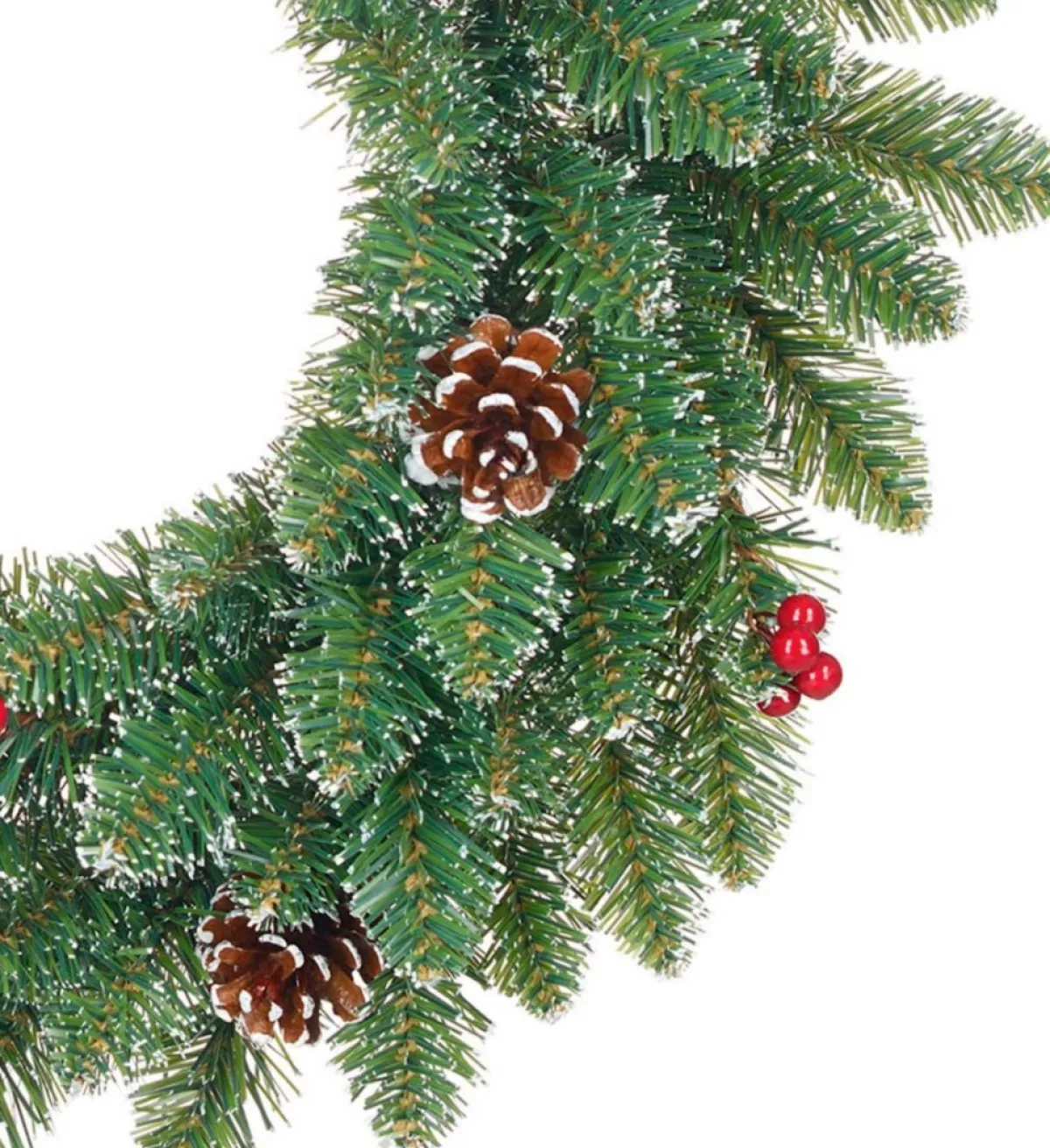 Black Box Kerstkransen> Trees Creston Kerstkrans Met Decoratie - O35 Cm - Frosted Green