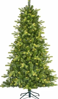 Black Box Trees Dayton Kunstkerstboom Met Led Verlichting - H120 X O81 Cm - Groen Hot