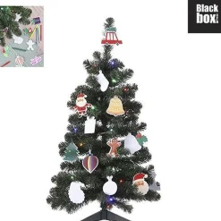 Black Box Trees Fay Kunstkerstboom Met 30 Ornamenten En Led Verlichting - H90 Cm - Groen Fashion