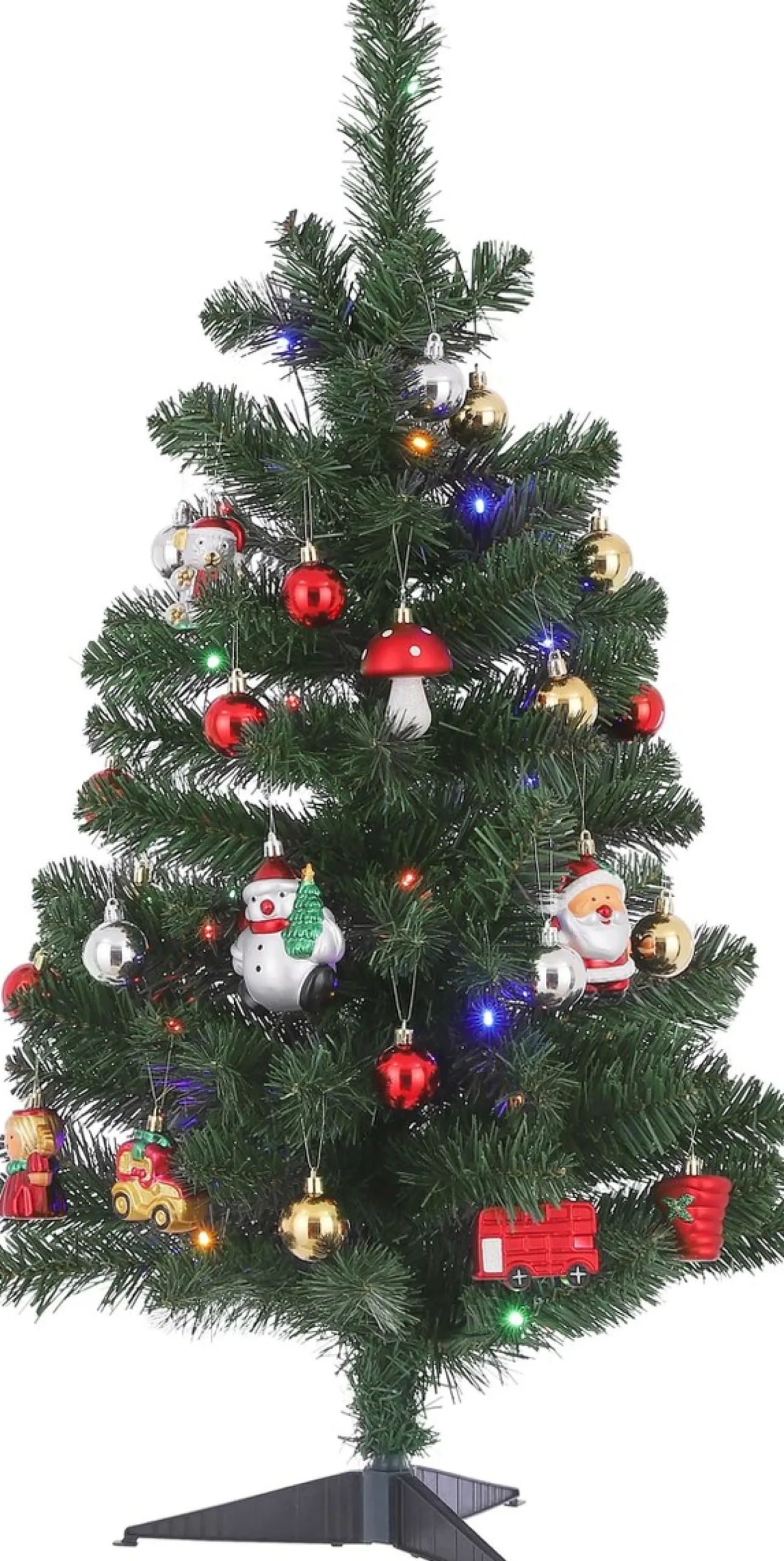 Black Box Trees Joy Kunstkerstboom Met 26 Ornamenten En Led Verlichting - H90 Cm - Groen Hot