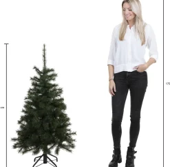 Black Box Trees Millington Kunstkerstboom - H120 Cm - Frosted Green Flash Sale