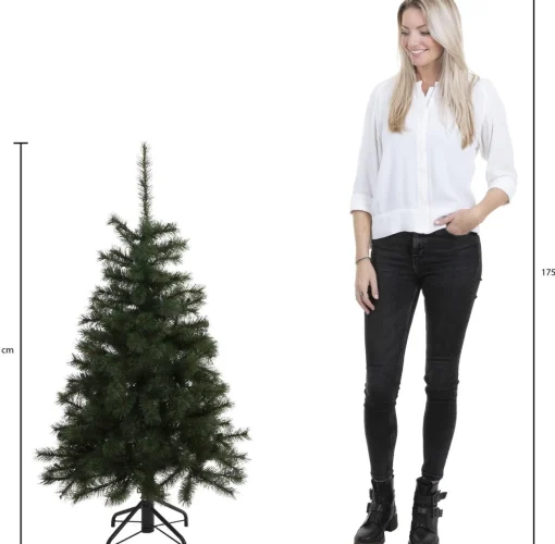 Black Box Trees Millington Kunstkerstboom - H120 Cm - Frosted Green Flash Sale