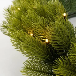 Black Box Kerstkransen></noscript> Trees Nigata Kerstkrans Met Led Verlichting - O60 Cm - Groen