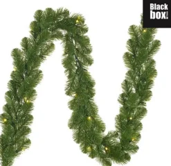 Black Box Guirlandes></noscript> Trees Norton Guirlande Met Led Verlichting - L180 Cm - Groen