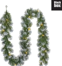 Black Box Guirlandes></noscript> Trees Norton Guirlande Met Led Verlichting - L180 Cm - Frosted Green