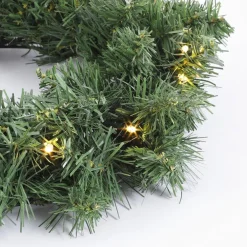 Black Box Kerstkransen></noscript> Trees Norton Kerstkrans Met Led Verlichting - O60 Cm - Groen